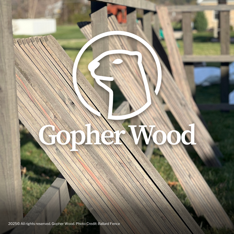 Pre-Stained Cedar Dog Ear Fence Pickets 5/8" x 5.5" x 6' - Kiln Dried Six-Sided Chestnut Finish