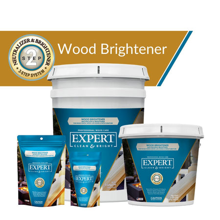 EXPERT Clean & Bright | Wood Brightener: 100% Oxalic Acid - Stain & Seal Experts Store