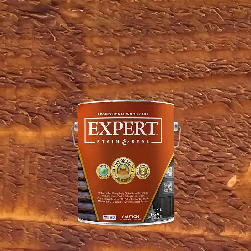 EXPERT Stain & Seal | Semi-Transparent Log & Timber Oil - Stain & Seal Experts Store