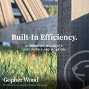 Pre-Stained 2x4x8 Cedar Fence Rails - Kiln Dried Six-Sided Chestnut Runners