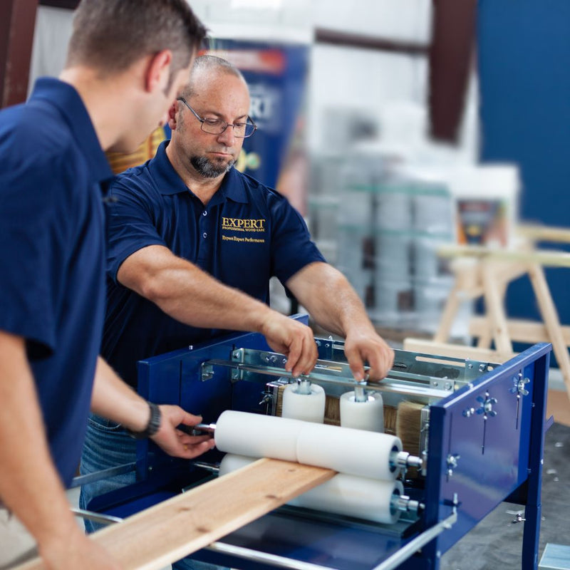 Stain Machine Professional Paint & Stain Machine | German Engineered | 6-Side Lumber ...