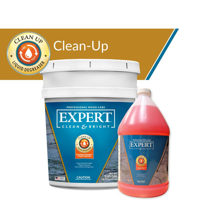 EXPERT Clean & Bright | "Clean Up" Degreaser: Pre Treatment & Stain Remover