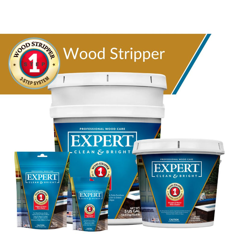 EXPERT Clean & Bright | Wood Stripper: Deck Stain Remover